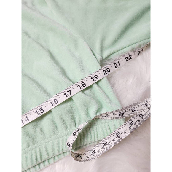 Missguided Womens Cropped Sweatshirt Green Fitted Long Sleeve French Terry 14 - Picture 3 of 6